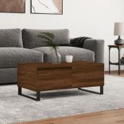 vidaXL Soffbord brun ek 90x50x36,5 cm konstruerat trä