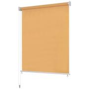 vidaXL Rullgardin utomhus 140x140 cm beige