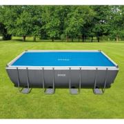 Intex Poolöverdrag solenergi blå 538x253 cm polyeten