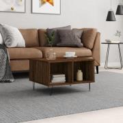vidaXL Soffbord brun ek 60x50x36,5 cm konstruerat trä