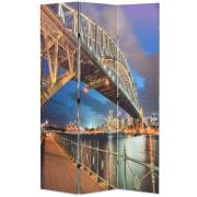 vidaXL Hopfällbar rumsavdelare Sydney Harbour Bridge 120x170 cm