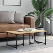 vidaXL Soffbord sonoma-ek 90x50x35 cm konstruerat trä