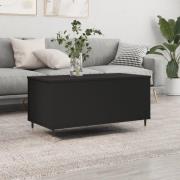 vidaXL Soffbord svart 90x44,5x45 cm konstruerat trä