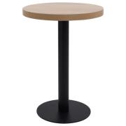 vidaXL Bistrobord ljusbrun 60 cm MDF