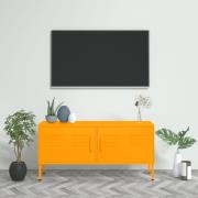 vidaXL Tv-bänk senapsgul 105x35x50 cm stål