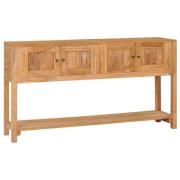 vidaXL Skänk 140x30x75 cm massiv teak