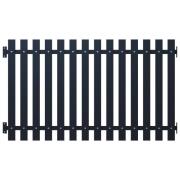 vidaXL Staketpanel antracit 178x100 cm pulverlackerad stål