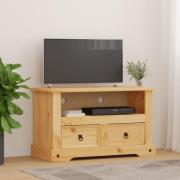 vidaXL TV-bänk mexikansk Coronastil furu 91x43x56 cm