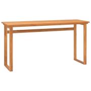 vidaXL Skrivbord 140x45x75 cm massiv teak