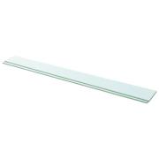 vidaXL Hyllplan 2 st glas genomskinlig 110x12 cm