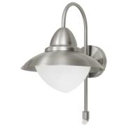 EGLO Utomhusvägglampa Sidney med sensor silver 87105