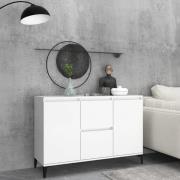 vidaXL Skänk vit 102x35x70 cm konstruerat trä