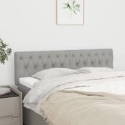 vidaXL Sänggavlar ljusgrå 144x7x78/88 cm tyg