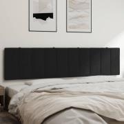 vidaXL Headboard Cushion "Hanko" Black 200 cm Velvet