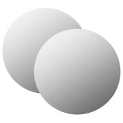 vidaXL Väggspeglar 2 st 70 cm rund glas