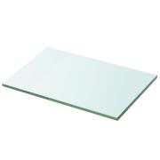 vidaXL Hyllplan glas genomskinlig 30x20 cm