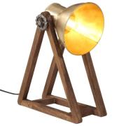 vidaXL Skrivbordslampa 25 W antik mässing 30x17x40 cm E27