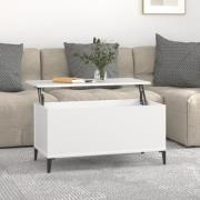 vidaXL Soffbord vit 90x44,5x45 cm konstruerat trä