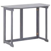 vidaXL Hopfällbart balkongbord 90x50x74 cm massivt akaciaträ