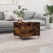 vidaXL Soffbord rökfärgad ek 60x44,5x45 cm konstruerat trä