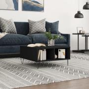 vidaXL Soffbord svart 60x60x30 cm konstruerat trä