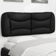 vidaXL Headboard Cushion "Hvar" Black 140 cm Faux Leather