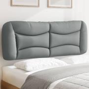 vidaXL Headboard Cushion "Hvar" Light Grey 140 cm Fabric