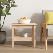 vidaXL Soffbord 45x45x40 cm massivt trä furu