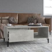 vidaXL Soffbord betonggrå 90x50x36,5 cm konstruerat trä
