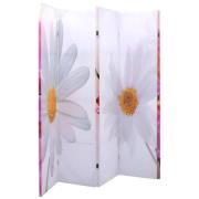 vidaXL Vikbar rumsavdelare 200x170 cm blomma