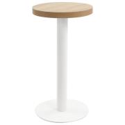 vidaXL Bistrobord ljusbrun 40 cm MDF