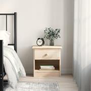 vidaXL Sängbord ALTA 41x35x41 cm massiv furu
