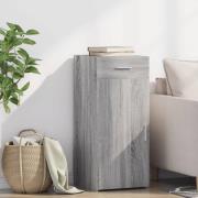 vidaXL Skänk grå sonoma 40x42,5x93 cm konstruerat trä