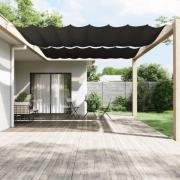 vidaXL Markis vertikal antracit 300x360 cm oxfordtyg