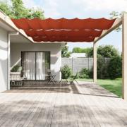 vidaXL Markis vertikal terrakotta 250x420 cm oxfordtyg