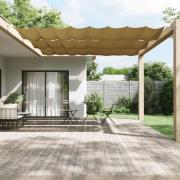 vidaXL Markis vertikal beige 140x800 cm oxfordtyg