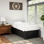 vidaXL Sängram svart 90x190 cm konstläder