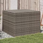vidaXL Dynbox grå 291L konstrotting