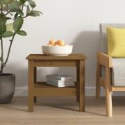 vidaXL Soffbord honungsbrun 45x45x40 cm massiv furu