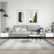 vidaXL Soffbord 2 st vit 50x46x35 cm konstruerat trä