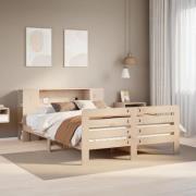 vidaXL Sängram utan madrass 120x200 cm massiv furu