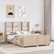 vidaXL Sängram utan madrass 120x200 cm massiv furu