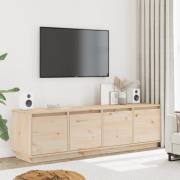 vidaXL Tv-bänk 156x37x45 cm massiv furu