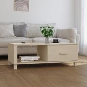 vidaXL Soffbord HAMAR honungsbrun 100x55x35 cm massiv furu