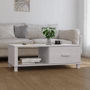 vidaXL Soffbord HAMAR vit 100x55x35 cm massiv furu
