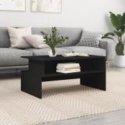 vidaXL Soffbord svart 90x55x42,5 cm konstruerat trä