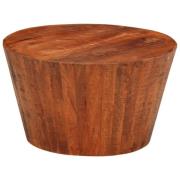 vidaXL Soffbord Ø 52x30 cm massivt grovt mangoträ