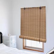 vidaXL Rullgardin bambu 100x220 cm brun