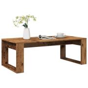 vidaXL Soffbord åldrat trä 102x50x35 cm konstruerat trä