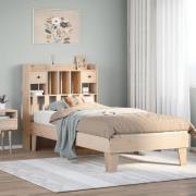 vidaXL Sängram utan madrass 90x190 cm massiv furu